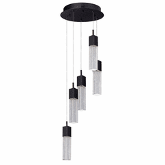 ET2 Fizz III 5-LT LED Pendant - Bronze - E22765-89BZ