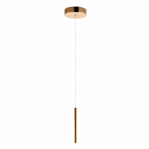 ET2 Flute LED 1-LT Mini Pendant - Rose Gold - E10001-RG