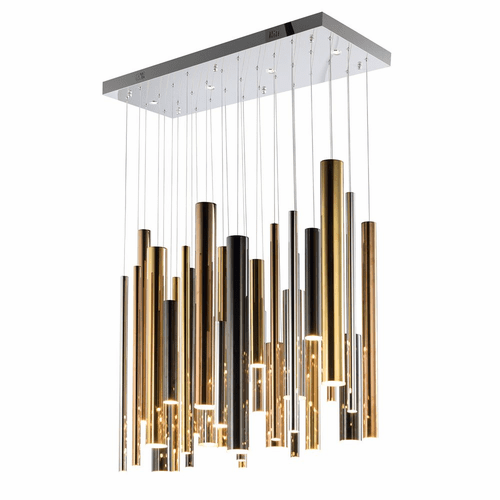 ET2 Flute LED 31-LT Pendant - Multi-Plated - E10017-MPLT