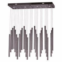 ET2 Flute LED 35-LT Pendant - Black Chrome - E10010-BC