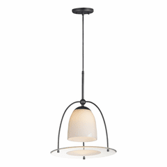 ET2 Focal Point 15" LED Pendant - Black - E23336-92BK