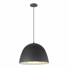 ET2 Fungo 24" LED Pendant - Black / Satin Brass - E24916-BKSBR