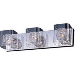 ET2 Gem 3-LT Bath Vanity Light - Polished Chrome - E22833-18SVPC