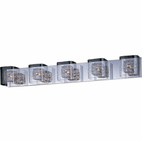 ET2 Gem 5-LT Bath Vanity Light - Polished Chrome - E22835-18PCPC