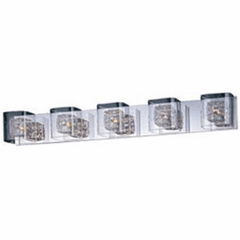 ET2 Gem 5-LT Bath Vanity Light - Polished Chrome - E22835-18SVPC