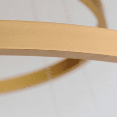 ET2 Groove 4-Tier LED Pendant - Gold - E22729-GLD