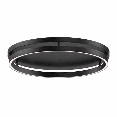 ET2 Groove LED Flush Mount - Black - E22720-BK