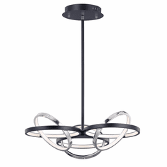 ET2 Gyro II LED Pendant - Black / Polished Chrome - E24787-BKPC ET2 Gyro II LED Pendant - Black / Polished Chrome - E24787-BKPC