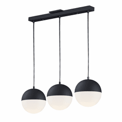 ET2 Half Moon LED 3-LT Pendant - Black - E20363-92BK ET2 Half Moon LED 3-LT Pendant - Black - E20363-92BK