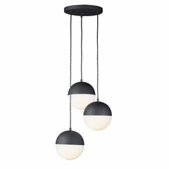 ET2 Half Moon LED 3-LT Pendant - Black - E20364-92BK ET2 Half Moon LED 3-LT Pendant - Black - E20364-92BK