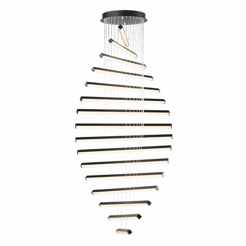 ET2 Hover 16-Light LED Pendant - Black - E21379-BK