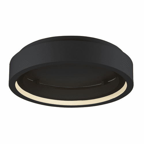 ET2 iCorona 24" LED Flush Mount with Wiz - Black - E35101-BK
