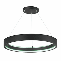 ET2 iCorona 36" LED Pendant with Wiz - Black - E35106-BK
