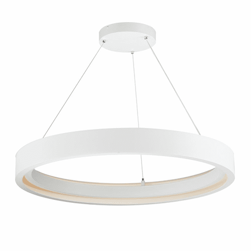ET2 iCorona 36" LED Pendant with Wiz - Matte White - E35106-MW