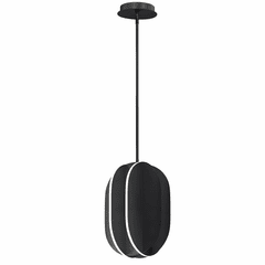 ET2 Interval LED 1-LT Medium Ellipse Pendant - Black - E21486-BK