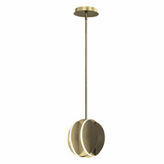 ET2 Interval LED 1-LT Mini Sphere Pendant - Satin Brass - E21482-SBR