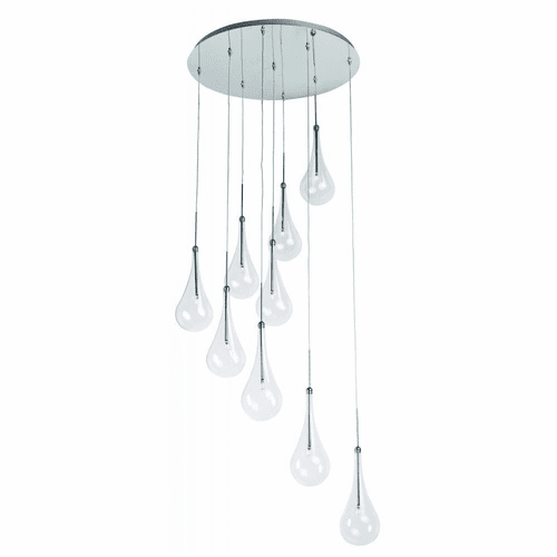 ET2 Larmes 9-LT LED Pendant - Polished Chrome - E20515-18PC