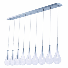 ET2 Larmes 9-LT LED Pendant - Polished Chrome - E23129-18PC
