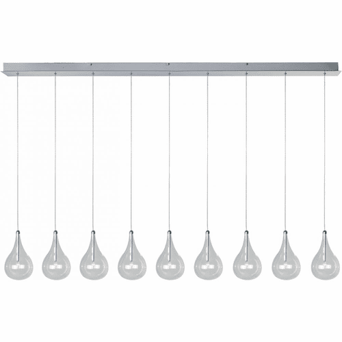 ET2 Larmes 9-LT Pendant - Polished Chrome - E23119-18