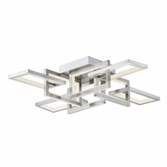 ET2 Link LED Flush Mount - Satin Nickel - E20352-SN ET2 Link LED Flush Mount - Satin Nickel - E20352-SN