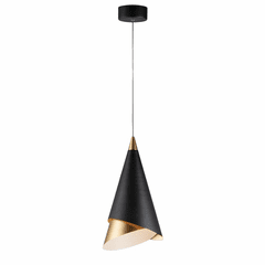 ET2 Mermaid LED 1-LT Mini Pendant - Black / Metallic Gold - E21448-BKMG ET2 Mermaid LED 1-LT Mini Pendant - Black / Metallic Gold - E21448-BKMG
