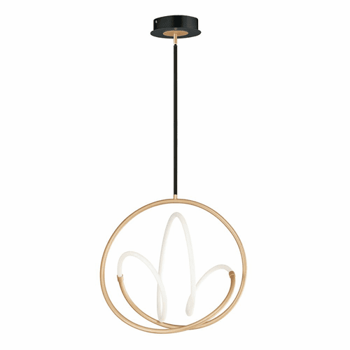 ET2 Mobius 24" LED 1-LT Pendant - Black / Gold - E25094-01BKGLD