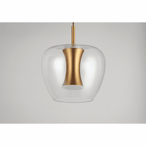 ET2 Newton 1-Light Pendant - Black / Gold - E24162-18BKGLD