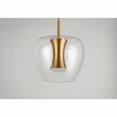 ET2 Newton 1-Light Pendant - Black / Gold - E24162-18BKGLD ET2 Newton 1-Light Pendant - Black / Gold - E24162-18BKGLD