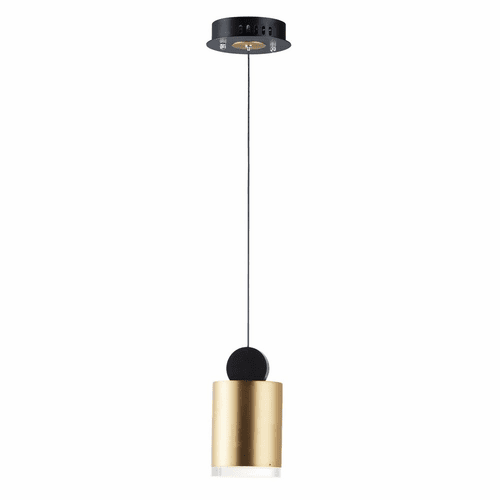 ET2 Nob LED Pendant - Black / Gold - E20862-75BKGLD