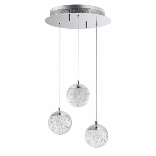 ET2 Orb II 3-LT LED Pendant - Polished Chrome - E24263-91PC