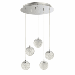ET2 Orb II 5-LT LED Pendant - Polished Chrome - E24264-91PC