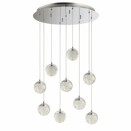 ET2 Orb II 9-LT LED Pendant - Polished Chrome - E24269-91PC