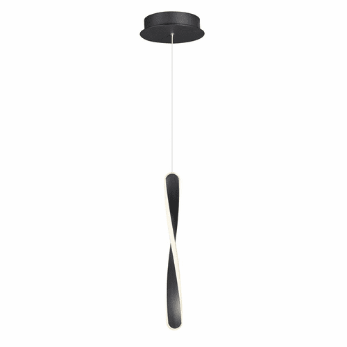 ET2 Pirouette 1-LT LED Mini Pendant - Black - E24151-BK