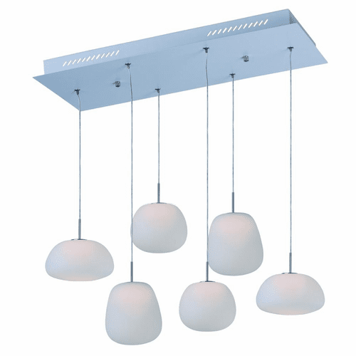 ET2 Puffs 6-LT LED Pendant - White - E21124-11WT