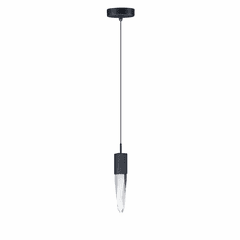 ET2 Quartz LED 1-LT Mini Pendant - Black - E31242-20BK ET2 Quartz LED 1-LT Mini Pendant - Black - E31242-20BK