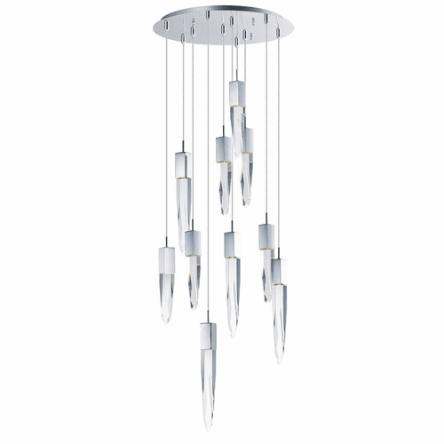 ET2 Quartz LED 10-LT Pendant - Polished Chrome - E31247-20PC