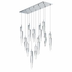 ET2 Quartz LED 12-LT Pendant - Polished Chrome - E31248-20PC ET2 Quartz LED 12-LT Pendant - Polished Chrome - E31248-20PC