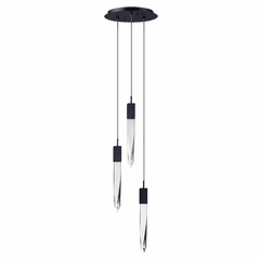 ET2 Quartz LED 3-LT Pendant - Black - E31243-20BK ET2 Quartz LED 3-LT Pendant - Black - E31243-20BK