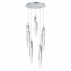 ET2 Quartz LED 5-LT Pendant - Polished Chrome - E31244-20PC