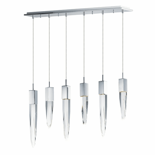 ET2 Quartz LED 6-LT Pendant - Polished Chrome - E31245-20PC