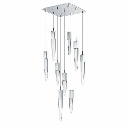 ET2 Quartz LED 9-LT Pendant - Polished Chrome - E31246-20PC