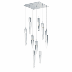 ET2 Quartz LED 9-LT Pendant - Polished Chrome - E31246-20PC ET2 Quartz LED 9-LT Pendant - Polished Chrome - E31246-20PC