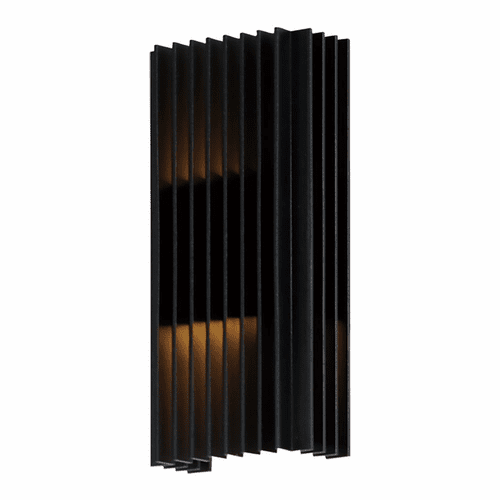 ET2 Rampart Medium LED Outdoor Wall Sconce - Black - E30114-BK