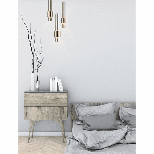 ET2 Reveal 3-Light LED Pendant - Satin Nickel / Satin Brass - E24753-SNSBR
