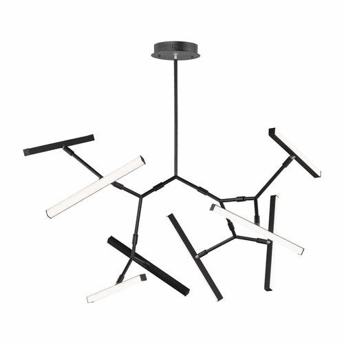 ET2 Robotica 7-Light LED Pendant - Black - E21246-BK