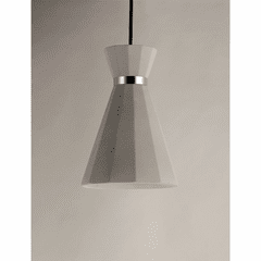 ET2 Sash 1-Light LED Pendant - Gray / Polished Chrome - E25036-GYPC ET2 Sash 1-Light LED Pendant - Gray / Polished Chrome - E25036-GYPC