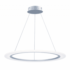 ET2 Saturn II 31.5" LED Entry Foyer Pendant - Matte Silver - E22654-11MS ET2 Saturn II 31.5" LED Entry Foyer Pendant - Matte Silver - E22654-11MS