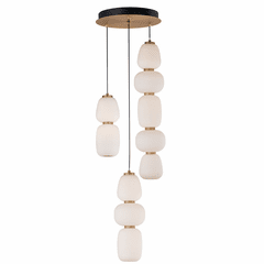 ET2 Soji LED 10-LT Pendant - Black / Gold - E25069-92BKGLD