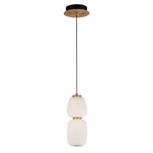 ET2 Soji LED 2-LT Pendant - Black / Gold - E25066-92BKGLD