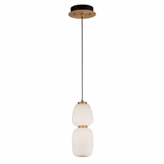 ET2 Soji LED 2-LT Pendant - Black / Gold - E25066-92BKGLD